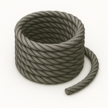 Канат тройной свивки ЛК-Р 39 мм ГОСТ 3089-80 в наличии в Новосибирске