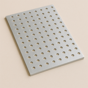Алюминиевый перфорированный лист Qg 10х15х1 мм АМГ3Н2 в наличии в Новосибирске