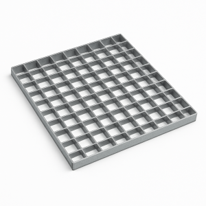 Решетчатый настил SP 34х38/30х3 1000х1000 мм в наличии в Новосибирске