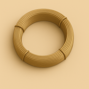 Латунная проволока тянутая 0,3 мм Л63 ГОСТ 1066-2015 в наличии в Новосибирске