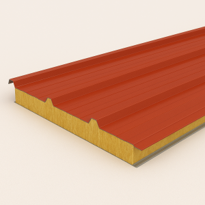 Кровельная сэндвич-панель МВ 100х1000(1000) мм чёрный янтарь в наличии в Новосибирске
