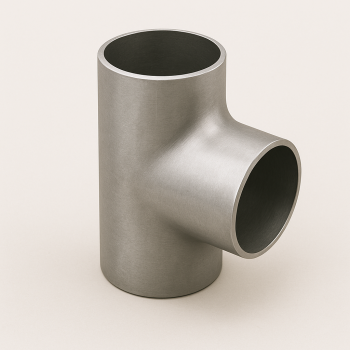 Тройник нержавеющий равнопроходной 76х6 мм 12Х18Н10Т в наличии в Новосибирске