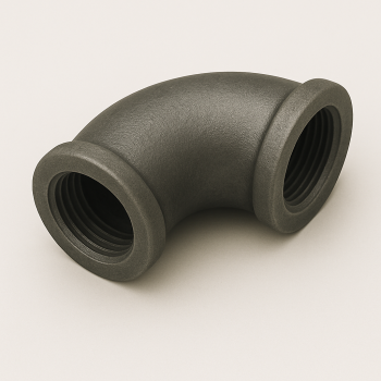 Чугунный отвод 1200 мм 10° раструб-гладкий конец ГОСТ 5525-88 в наличии в Новосибирске