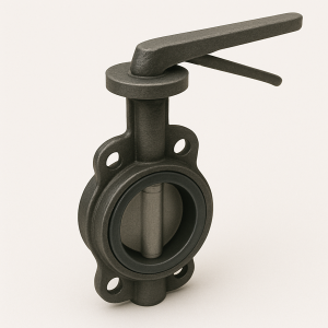 Затвор чугунный дисковый ДУ 150 РУ 16 ГОСТ 12521-89 в наличии в Новосибирске