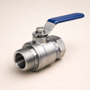 Кран шаровой 3-ходовой AISI 316L 1/2" ВР/ВР/ВР в наличии в Новосибирске