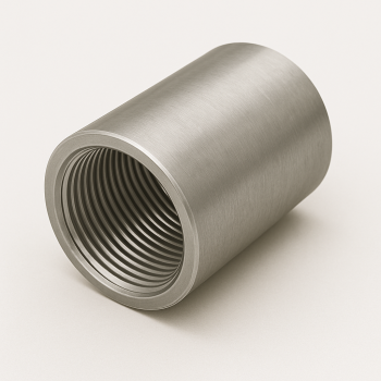 Муфта полнорезьбовая короткая AISI 316L 2 1/2" в наличии в Новосибирске