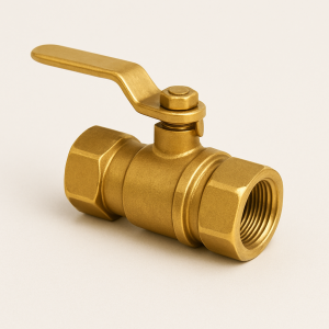 Латунный кран шаровой проходной муфтовый ДУ 20 РУ 10 ГОСТ 15527-2004 в наличии в Новосибирске