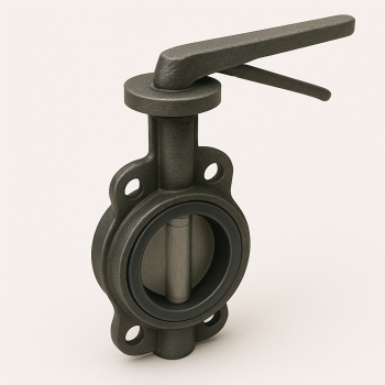 Затвор чугунный дисковый ДУ 250 РУ 16 ГОСТ 12521-89 в наличии в Новосибирске