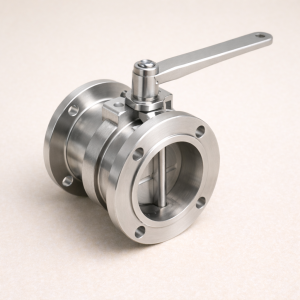 Заслонка 3-х ходовая 2-х фланцевая 180 градусов AISI 304 DN 32 ВР/ВР/ВР в наличии в Новосибирске